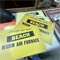 Beach furnace advertising