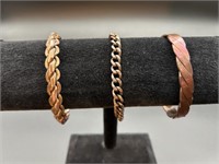 Copper Bracelets (3)