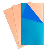 BELLA BAYS 3 Pcs Copper Sheet  6x12  18Ga