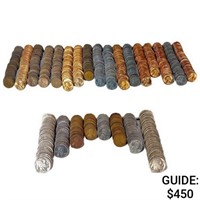 1919-1963 Varied Rolls of U.S. Coins (1,059