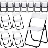 Thyle Folding Chairs  12pcs - White seats