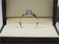 Sapphire & Diamond Ring