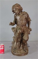 19th c. Statue of a Boy