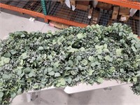 Lot of 9: Greenery strings  approximately. 5 ft 8