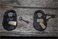 2 antique Locks