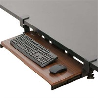VIVO Clamp-on Keyboard Under Desk Tray