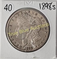 1898s Morgan Dollar, XF40