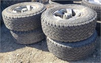 4-- LT 285/75R16 Tires w/ Rims