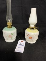 Vintage Sylvan Minature Oil Lamps