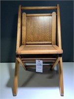 VTG Maple Folding Chair