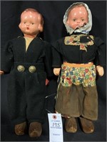 Vintage German Mechanical Walking Dolls