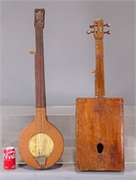 Folk Art Wooden Instruments