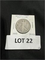 1917 D walking liberty half dollar