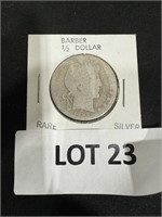 1899 BARBER half dollar