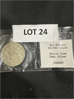 Old Mexican Silverdollar