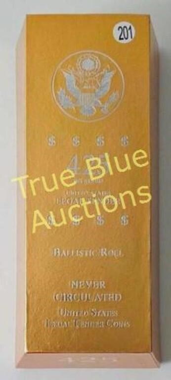 2007 Ballistic Roll Gold Brick, Washington, Unc