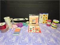 Large assortment of craft supplies 3 bags full