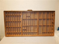 Antique Hamilton Type Setters Tray