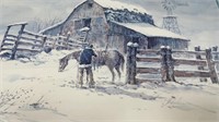 PAUL KUO Pencil Signed Ltd Edition Western