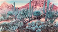 Signed Southwest Artwork Desert Scene