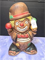 Vintage California Original hobo clown cookie jar