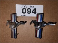 2 X'S BID NEW OLD STOCK FORD MUSTANG METAL
