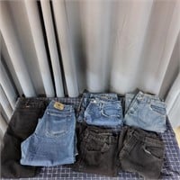 J2 6Pc 32 X 34 Jeans Wranglers Rustler