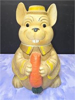 Vintage rabbit cookie jar