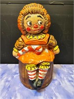 Vintage California Original Raggedy Ann Cookie Jar