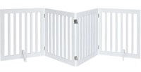 UNIPAWS WHITE FREE STANDING GATE(80X24IN) 4