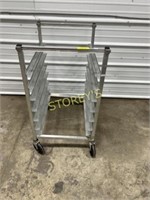 1/2 Size Mobile Baker's Rack - fits 18x26 trays