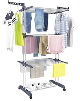 CLOTHES DRYING RACK 75-126x64x170CM HARDWARE