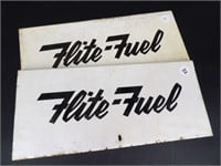 Phillips 66 Flite Fuel Gas Pump Signs