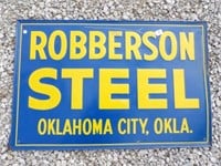 Robberson Steel Sign - Oklahoma