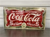 Coca-Cola Tin Sign - 30 x 16