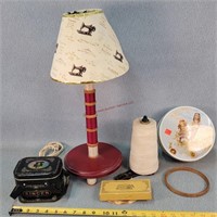 Singer & Other Adv. Sewing Items, & Spool