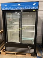 2 Dr Glass Upright Cooler - 53 x 30 x 78