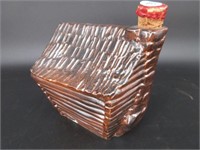 Pottery Log Cabin Bottle