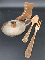Arts & Crafts Era Copper Kitchen Items