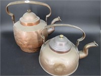 Early Copper Kettle / Tea Pot LOT (2)