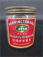 Barrington Hall SAMPLE Coffee Jar