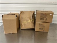 2 Boxes Straws, Box of TO GO Spoons, Knives &