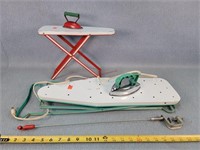 12" & 21" Vintage Kids Ironing Sets