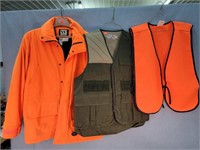38-40 Walls Hunting Jacket & 2- Vests