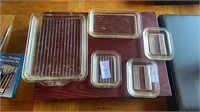 Vintage Pyrex refrigerator dish lids
