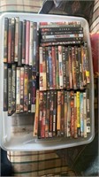 Tub lot of DVDs