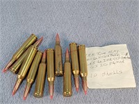 10- Rounds of 7MM Rem Mag. Reloaded Shells