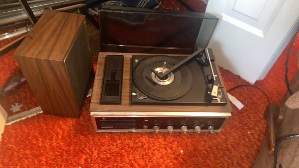 Record player with 8 track