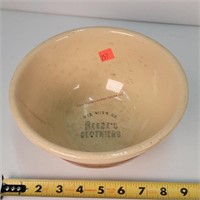 Beebe's Clothiers 8" Stoneware Bowl