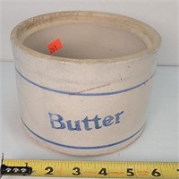4lb. Stoneware Butter Jar 5.5" Dia.
